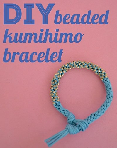 para hacer pulseras Kumihimo DIY