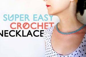 Paso a paso cómo hacer collares de ganchillo o chrochet