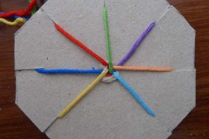 Cómo hacer pulseras redondas de hilo paso a paso