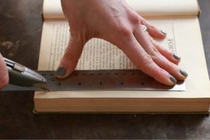 Convierte un libro de tapa dura en un joyero