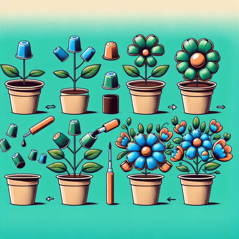 Ilustración de proceso de crecimiento de plantas.