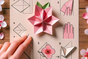Guía Paso a Paso: Cómo hacer una flor Sakura de Origami fácilmente